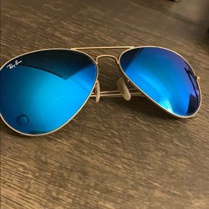 Ray-ban aviator flash lenses